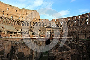 Inside the Roman Colosseum