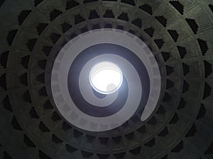 Inside the roman pantheon