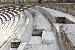 Inside the roman theatre in Orange, France