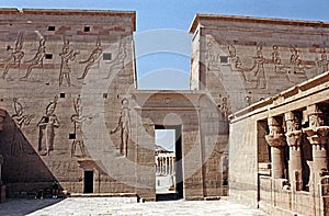 In philae temple