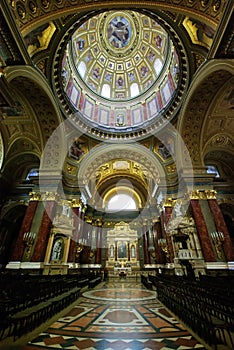 Inside Saint Stephen Basilica, Budapest