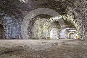 Inside a saline set up for visitors and aerosol cures