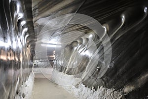 Inside the salt mine