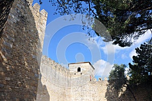 Inside San Jorge Castle