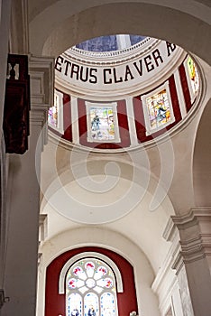 Inside San Pedro Claver Church - Cartagena - Columbia