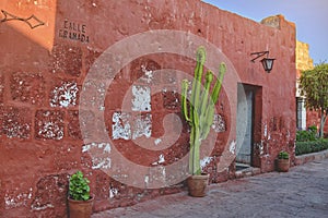 Inside the Santa Catalina Monastery, Convento de Santa Catalina, Arequipa, Peru. South America photo