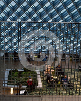 Inside Seattle Public Library, Washington, USA