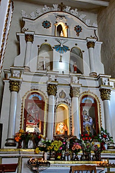 Inside of the Spanish Catholic Church in Raqchi- Peru 192