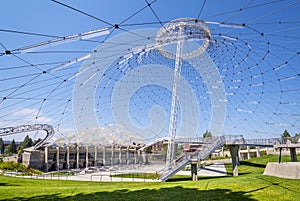 Inside the Spokane Pavilion at Riverfront Park in downtown Spokane, Washington, USA