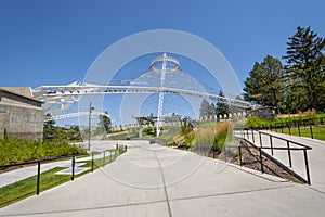Inside the Spokane Pavilion at Riverfront Park in downtown Spokane, Washington, USA