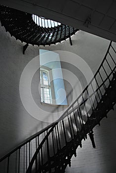 Inside the St augustine Lighthouse