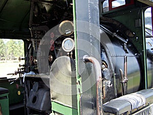 Inside the steam engine