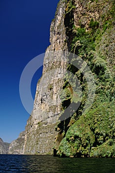 Inside Sumidero Canyon near Tuxtla Gutierrez in Chiapas photo