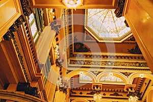 Inside Teatro Colon in Buenos Aires