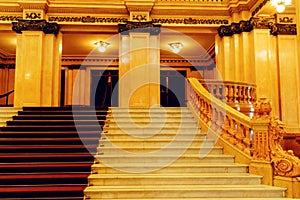 Inside Teatro Colon in Buenos Aires