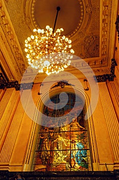 Inside Teatro Colon in Buenos Aires