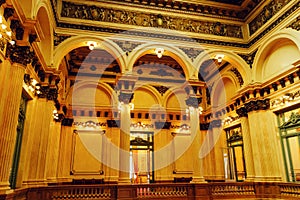 Inside Teatro Colon in Buenos Aires