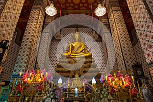 Inside the temple of Wat Arun Ratchawararam