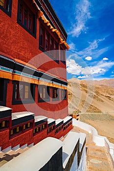 Inside Thikse Buddhist Monastery, Ladakh, Northern India