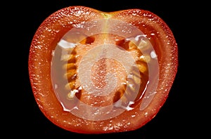 inside of a tomato