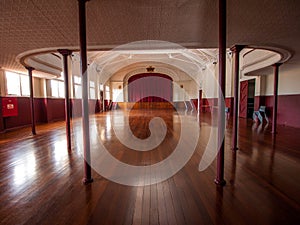 Inside the Town Hall, Heritage building in York, Western Australia