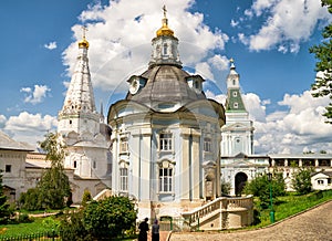 Inside the Trinity Sergius Lavra, Russia