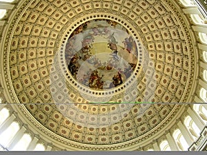 Inside of US Capitol Rotunda photo