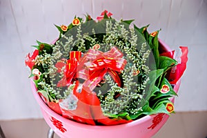 Inside Vietnamese wedding fruit tray: betel nut