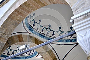 inside view of ali pasha mosque in ohrid, macedonia