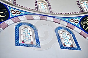 inside view of ali pasha mosque in ohrid, macedonia