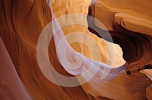 Inside view of Antelope canyon, Page