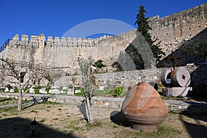 Inside view of Cesme Castle