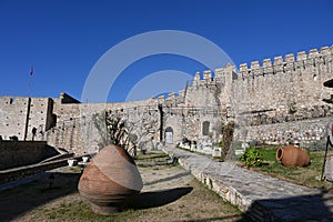 Inside view of Cesme Castle