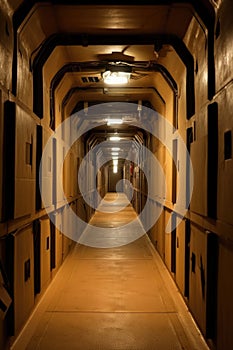 inside view of a clean air duct before use