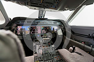 Inside view Cockpit G550