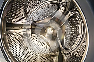 Inside view of a drum of a washing machine