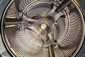 Inside view of a drum of a washing machine