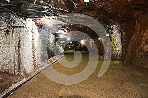 Inside view of Khewra mine