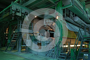 Inside view of a paper mill