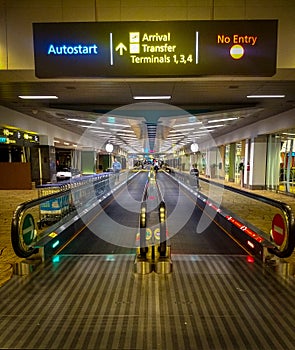 Inside view of singapore airport. Airport inside view. Airport accelerators