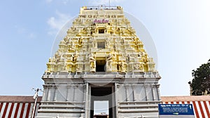 Inside view of South Gopuram of Rameswaram Temple, Rameswaram, Tamilnadu, photo