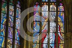 Inside View of the St.Vitus Cathedral in Prague