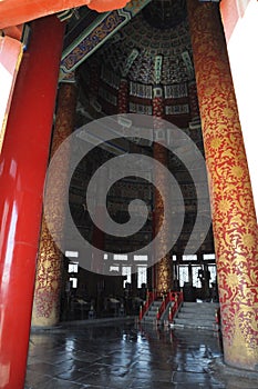 Inside View of The Temple of Heaven in Bejing