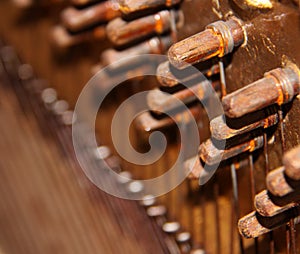 Inside a Vintage Upright Piano