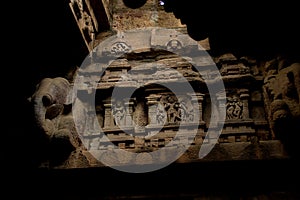 Inside Virupaksha Temple, Pattadakal