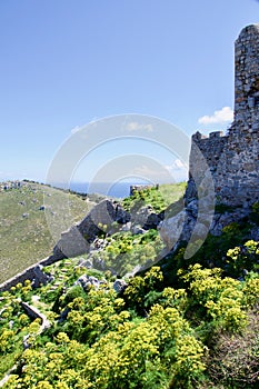 Inside The Walls of Panteli Castle, Leros, Greece, Europe