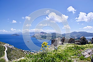 Inside The Walls of Panteli Castle, Leros, Greece, Europe