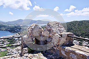 Inside The Walls of Panteli Castle, Leros, Greece, Europe