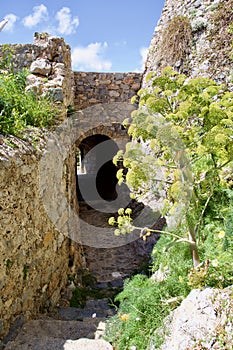 Inside The Walls of Panteli Castle, Leros, Greece, Europe