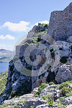 Inside The Walls of Panteli Castle, Leros, Greece, Europe